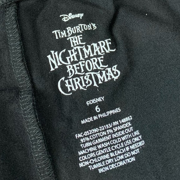 NWT Torrid 6X Nightmare Before Christmas Disney Slashed Leggings Oogie Boogie - Picture 7 of 8